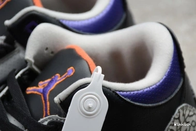 COURT CT8532-050 RETRO - 3 PURPLE BLACK JORDAN 0803